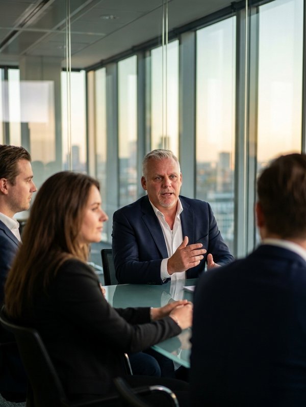 Maik Schwede in der Beratung