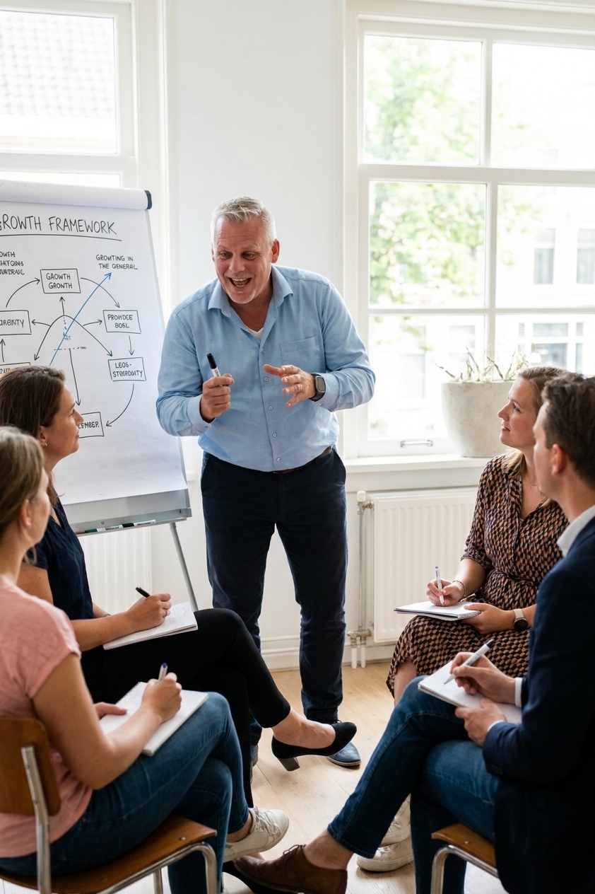 Maik Schwede leitet Workshop — Growth Framework